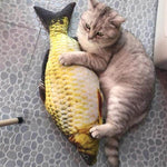 Cat Fish Shape Sisal Hemp Toy for Cats Kitten Mint Favor Fish